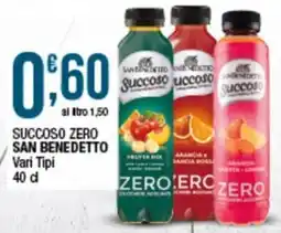 Sidis mini Succoso Zero San Benedetto offerta
