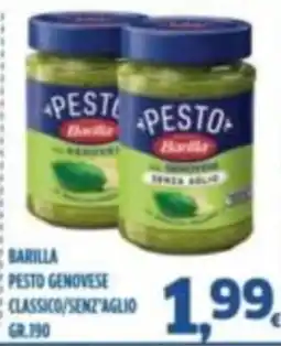 Orizzonte Supermercati Barilla Pesto Genovese Classico offerta