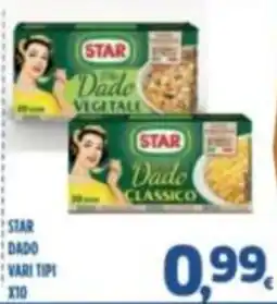 Orizzonte Supermercati Star dado vari tipi offerta