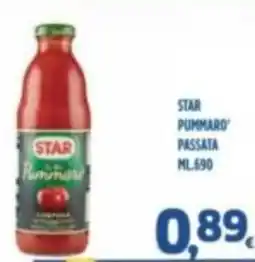 Orizzonte Supermercati Star pummardo' passata offerta