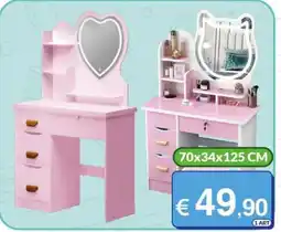 Mister Risparmio Tavolo da trucco rosa offerta