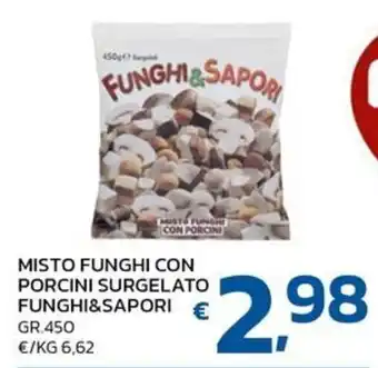 Misto funghi con porcini surgelato Funghi&Sapori