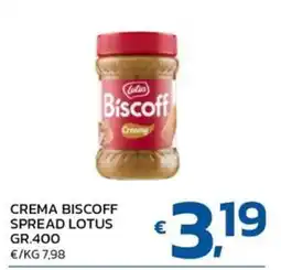 Ok Market Crema Biscoff Spread Lotus offerta