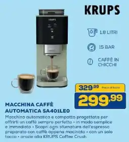 Euronics Bruno Macchina caffè automatica Krups SA401LEO offerta