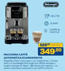 Euronics Bruno Macchina caffè automatica DeLonghi ECAM22050TB offerta