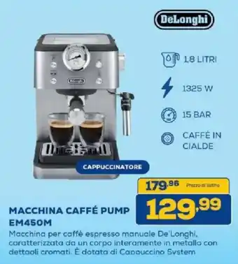 Macchina caffè pump De'Longhi