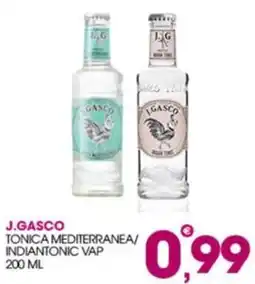 Rosa Cash J.Gasco Tonica Mediterranea/Indian Tonic Vap offerta