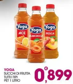 Rosa Cash Yoga succhi di frutta offerta