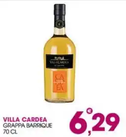 Rosa Cash Villa Cardea Grappa Barrique offerta