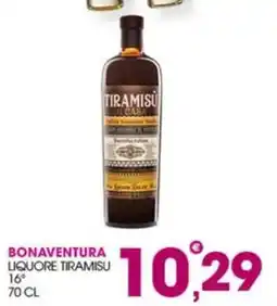Rosa Cash Liquore Tiramisu Bonaventura offerta