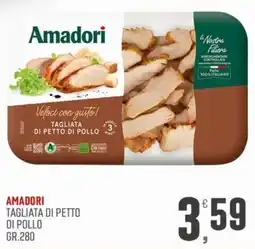 Marketpiù Amadori tagliata di petto di pollo offerta