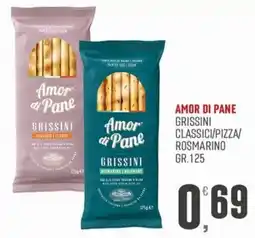 Marketpiù Amor di Pane Grissini Rosmarino offerta
