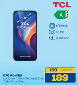 Euronics Bruno TCL K70 Power offerta