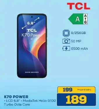 TCL K70 Power