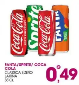 Rosa Cash Fanta/Sprite/Coca Cola Classica e Zero offerta