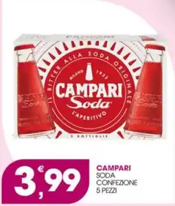 Rosa Cash Campari Soda offerta