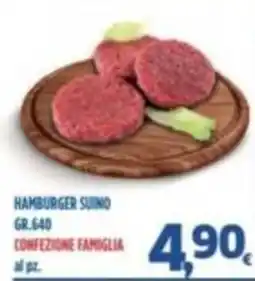 Orizzonte Supermercati Hamburger suino offerta
