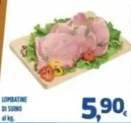 Orizzonte Supermercati Lombatine di suino offerta