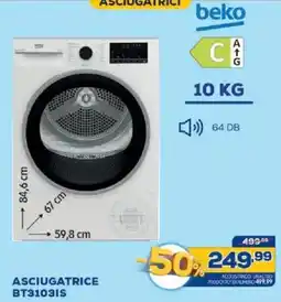 Euronics Bruno Asciugatrice Beko offerta