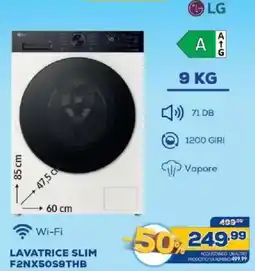 Euronics Bruno Lavatrice slim LG offerta