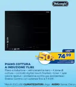 Euronics Bruno DeLonghi Piano cottura a induzione YLI61 offerta