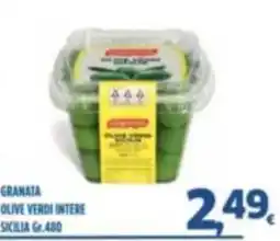 Orizzonte Supermercati Granata olive verdi intere offerta
