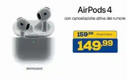 Euronics Bruno AirPods 4 offerta