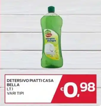 Detersivo piatti casa bella