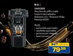 Euronics Bruno Darksidemacchina da caffè a cialde offerta