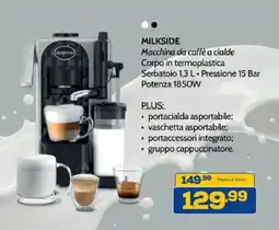 Euronics Bruno Milkside Macchina da caffè a cialde offerta