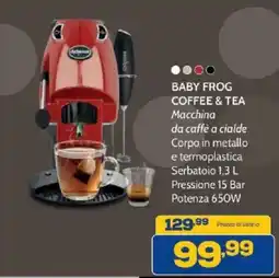 Euronics Bruno Baby Frog coffee & tea offerta