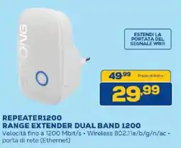 Euronics Bruno Strong repeater1200 offerta