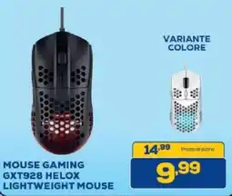 Euronics Bruno Mouse gaming GXT928 Helox lightweight mouse offerta