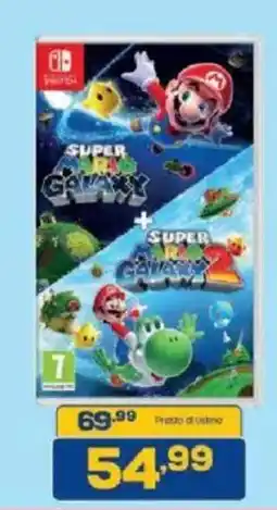 Euronics Bruno Super Mario Galaxy + Super Mario Galaxy 2 offerta