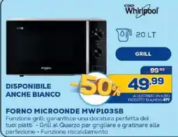 Euronics Bruno Whirlpool forno microonde mwp103sb offerta