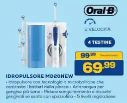 Euronics Bruno Oral-B Idropulsore MD20NEW offerta