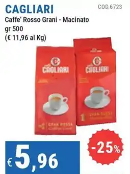 DiMeglio Caffè Rosso Grani - Macinato Cagliari offerta