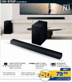 Euronics Bruno HW-B750F Soundbar offerta