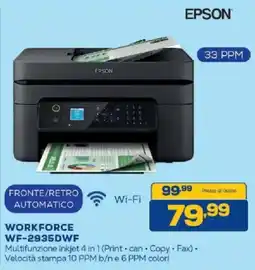 Euronics Bruno Epson Workforce WF-2935DWF offerta