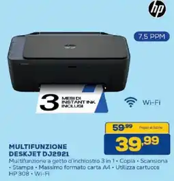 Euronics Bruno HP Multifunzione Deskjet DJ2921 offerta