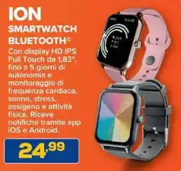 Euronics Bruno Ion smartwatch bluetooth offerta