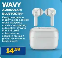 Euronics Bruno Wavy auricolari bluetooth offerta