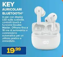 Euronics Bruno Key auricolari bluetooth offerta