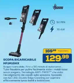 Euronics Bruno Scopa ricaricabile Hoover HF1M10HX offerta