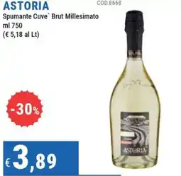 DiMeglio Spumante Cuve Brut Millesimato Astoria offerta