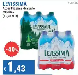 DiMeglio Acqua Frizzante - Naturale Levissima offerta