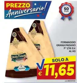 Vivo Supermercati Formaggio Grana Padano offerta