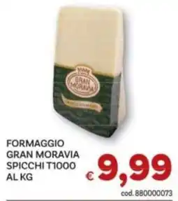 Vivo Supermercati Formaggio Gran Moravia offerta
