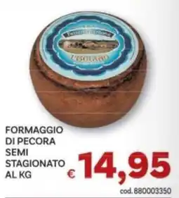 Vivo Supermercati Formaggio di pecora semi stagionato L'isolano offerta