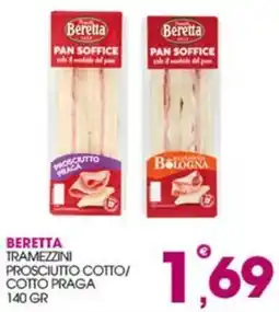 Rosa Cash Beretta tramezzini prosciutto cotto offerta